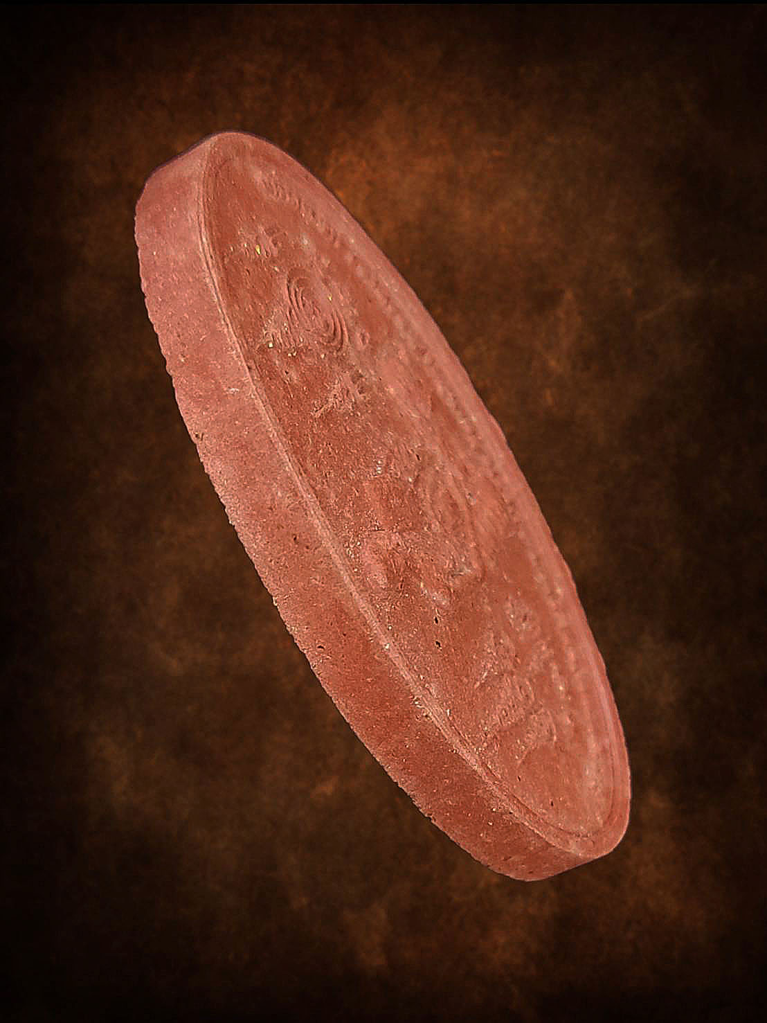 พระผงรูปเหมือนพระอาจารย์กฤษฎาพร กนฺตวีโร หลังพญาควายธนูไพรพนา วัดมณีวงศ์ จ.นครนายก