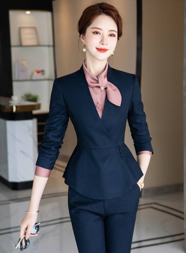 ชุดพนักงานต้อนรับ ชุดออฟฟิศ ชุดพนักงานต้อนรับโรงแรม