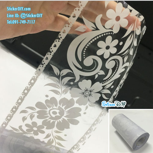 Border Transparent Wall Sticker สติ๊กเกอร์ติดผนังแต่งขอบ WP021 (กว้าง10cm.xสูง10m.)