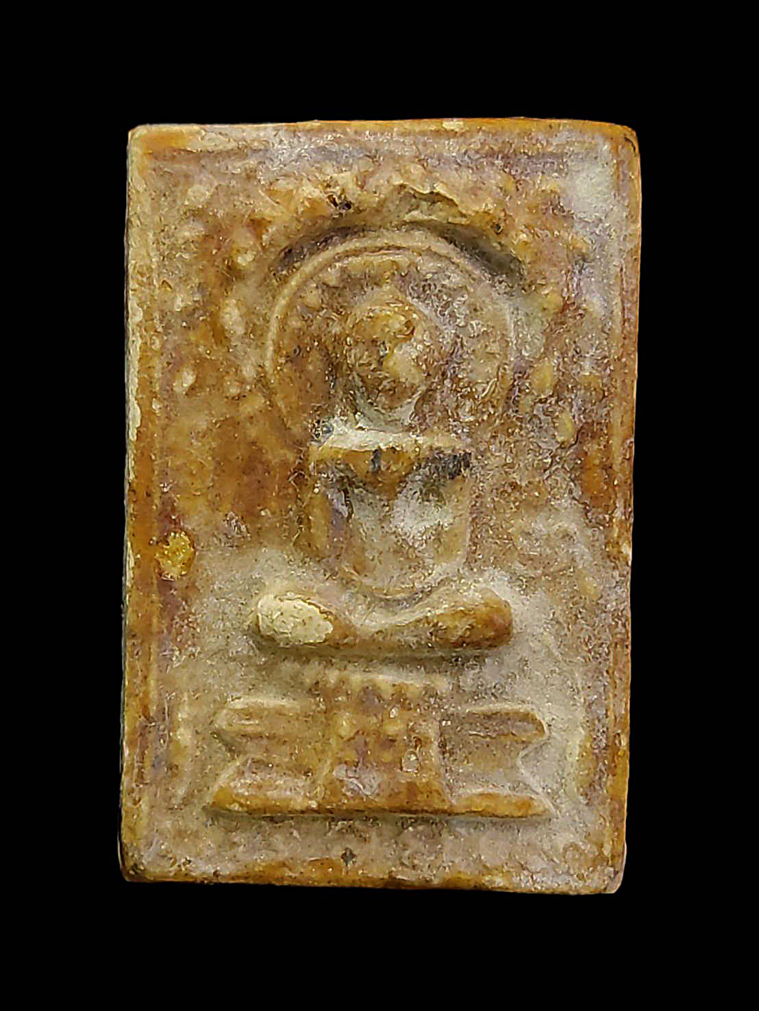 พระสมเด็จซุ้มรัศมีหลังปั๊มตราวัด วัดไผ่ล้อม จ.ระยอง ปี2514 หลวงปู่ทิมปลุกเสก