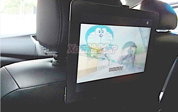 HEADREST TABLET 3legs HOLDER SET | ที่วางแท็บเล็ต แบบสามขา เกาะหัวหมอนเบาะนั่งรถยนต์