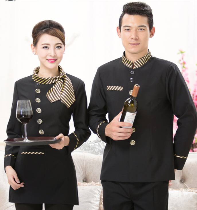 ชุดพนักงานเสริฟ ชุดพนักงานต้อนรับ โรงแรม ชุดพนักงานร้านอาหาร รีสอร์ท