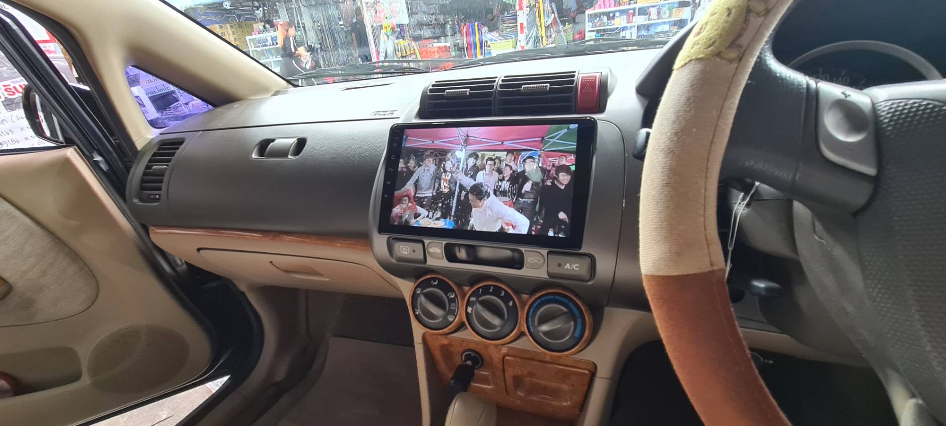 จอตรงรุ่น 9 นิ้ว HONDA CITY/JAZZ 2003+ รุ่น T5 ค่าย ALPHA รุ่นใหม่ล่าสุด 2024