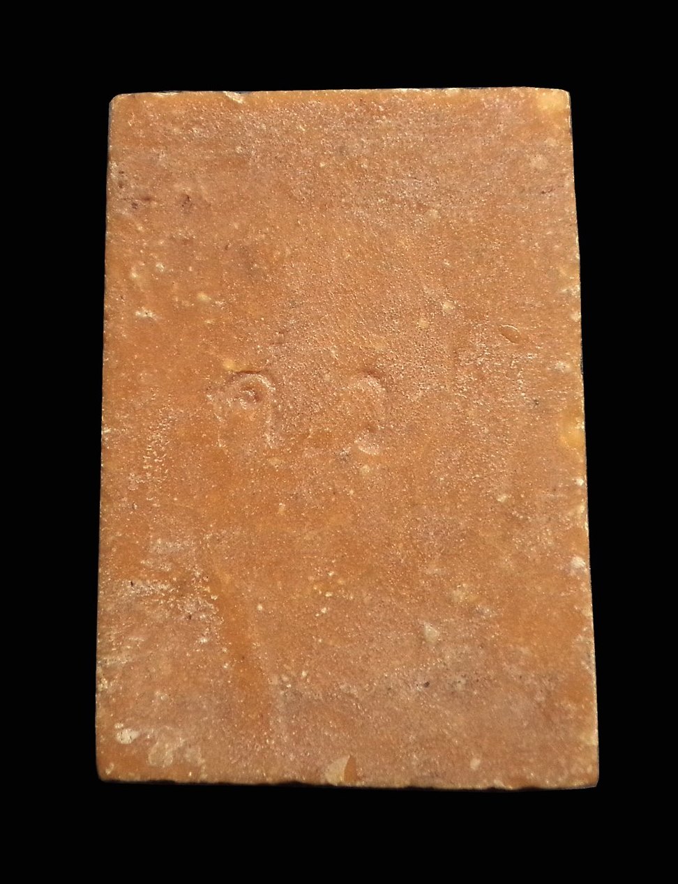 พระสมเด็จ เนื้อผงน้ำมัน ด้านหลัง ศ.ว