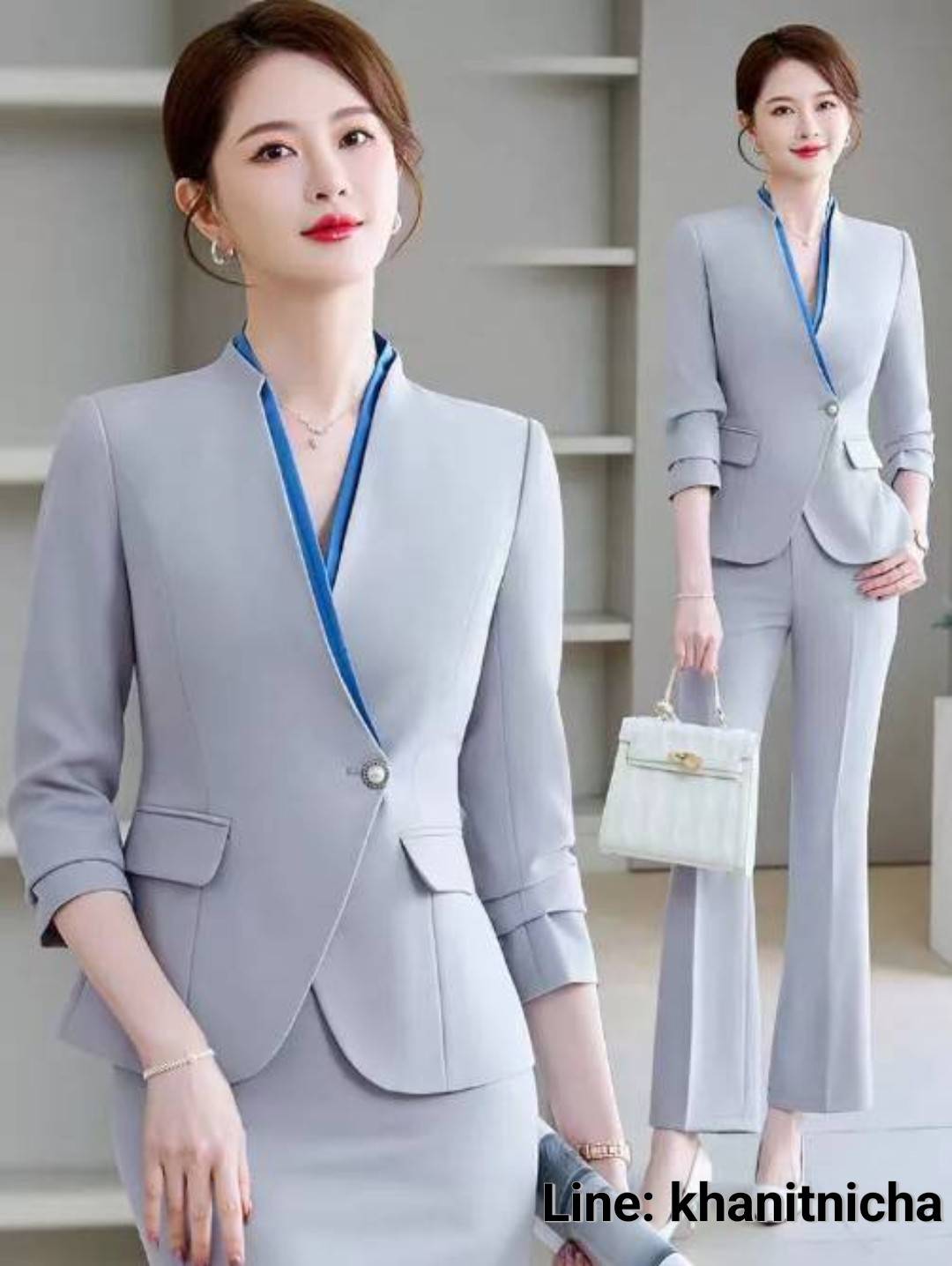 ชุดสูท ชุดพนักงานต้อนรับ ชุดออฟฟิศ ชุดพนักงานต้อนรับโรงแรม