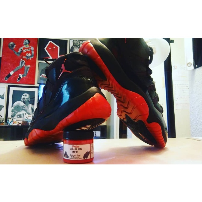 ANGELUS WALK ON RED bottom coat & restorer ขนาด 2 oz.