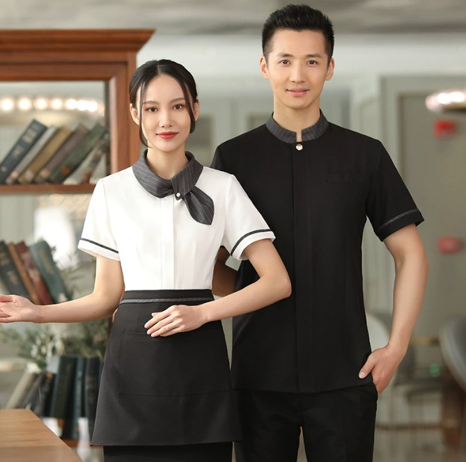 ชุดพนักงานฟร้อนโรงแรม ชุดพนักงานร้านอาหาร ชุดพนักงานเสริฟ ชุดพนักงานต้อนรับ