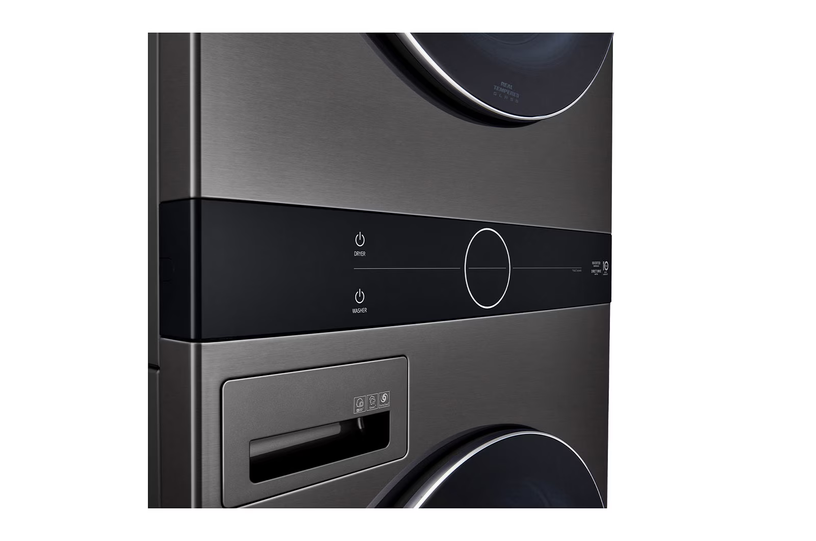 LG WashTower รุ่น WT2116SHBB ซักผ้า 21 กก. และอบ 16 กก. ระบบ AI DD™ พร้อม Smart WI-FI control ควบคุมสั่งงานผ่านสมาร์ทโฟน