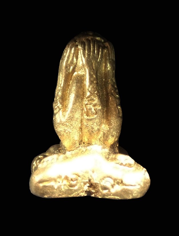 พระปิดตา 2หน้า ลอยองค์ ไม่ทราบที่