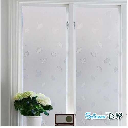 ฟิล์ม PVC สูญญากาศติดกระจก ใบแป๊ะก๊วย (หน้ากว้าง90cm.) เมตรละ 139 บาท