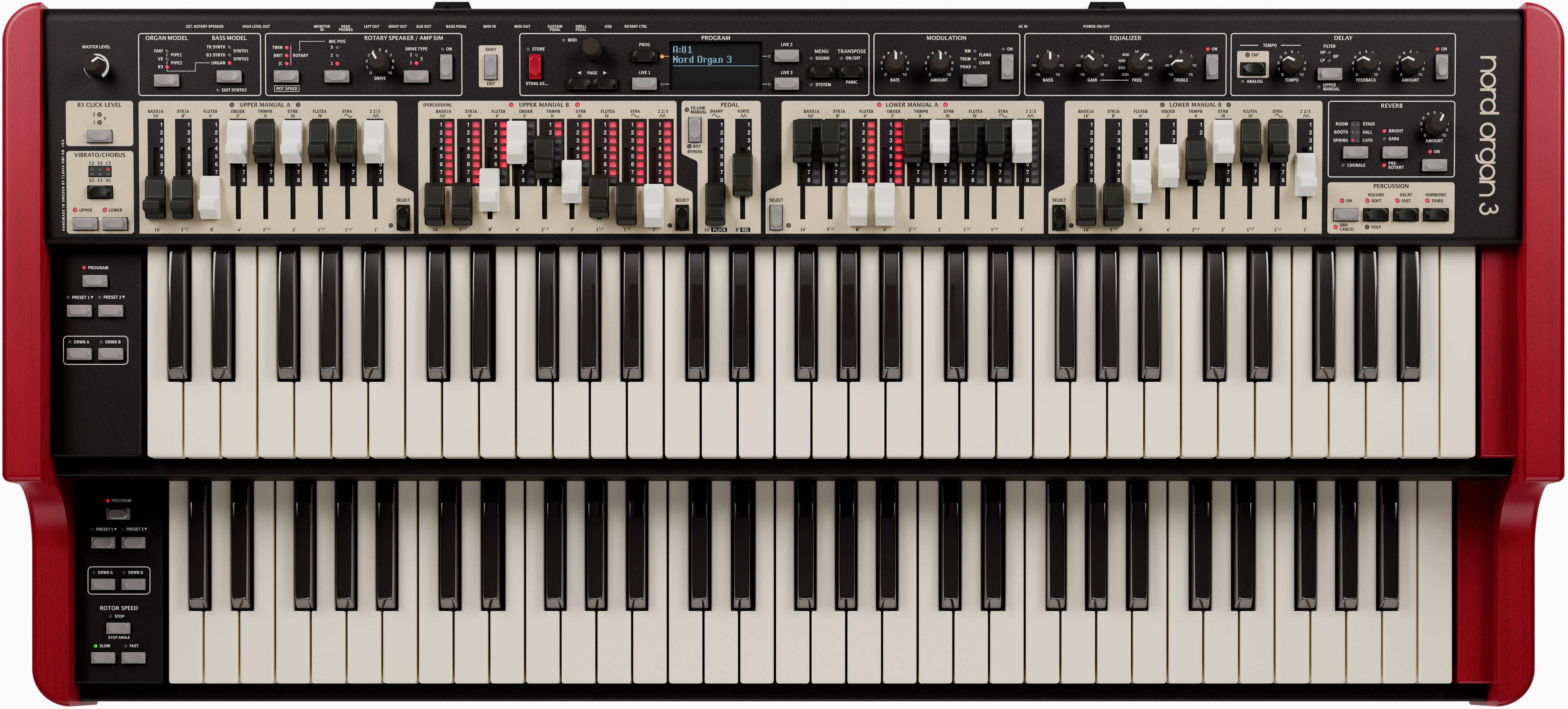 Nord Organ 3 *ของแท้รับประกัน 1ปี* ออแกนไฟฟ้า Dual 61-key Combo Organ