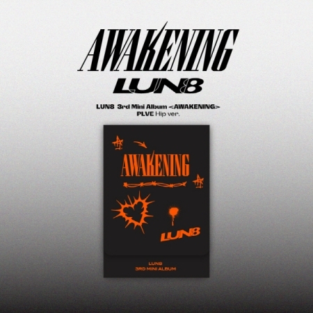 ( Pre-Order ) LUN8 3rd Mini Album AWAKENING ( Plve ver ) Hip * ไม่มี Poster พับในกล่อง * วางจำหน่าย 27 / 8 / 2024