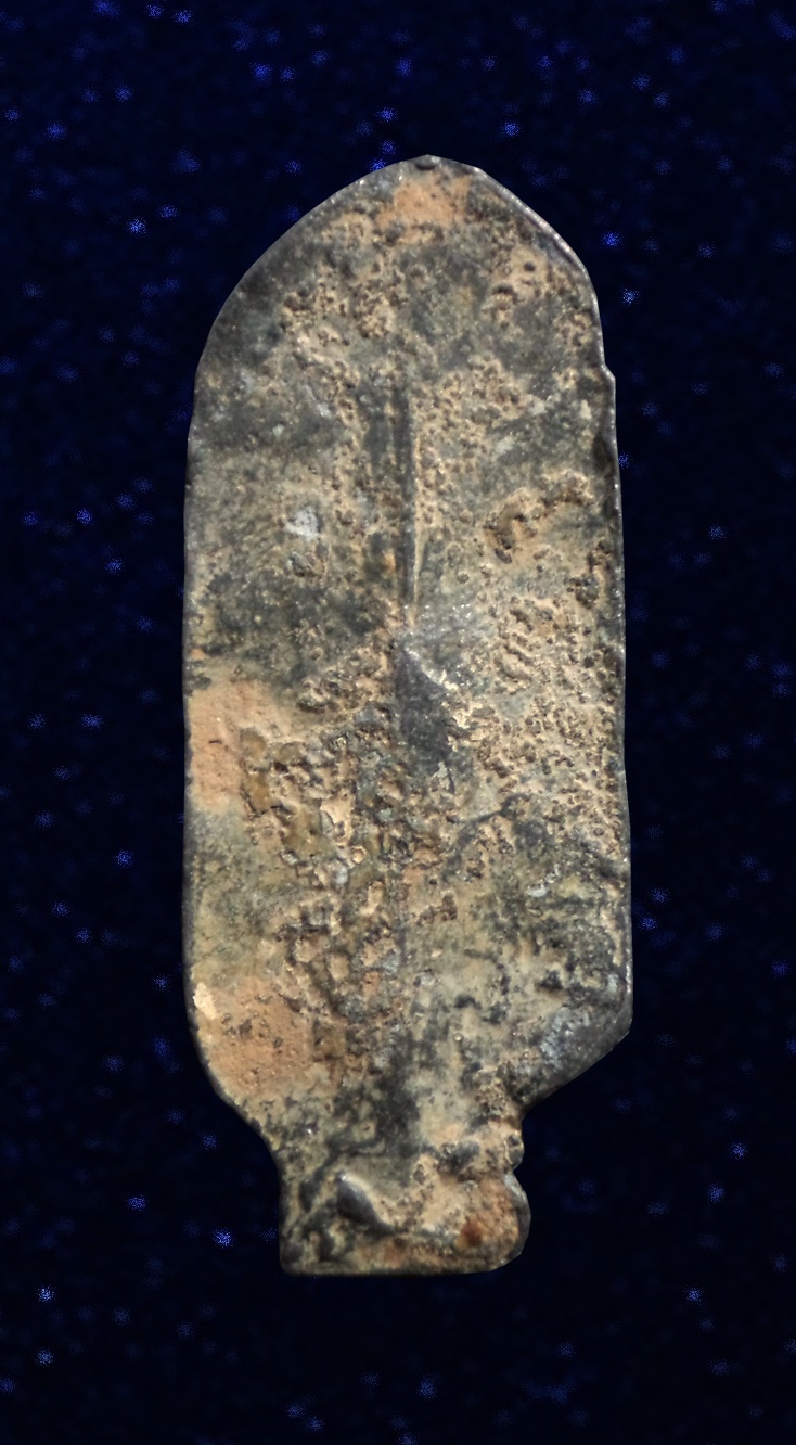 พระร่วงยืน เนื้อชินเงิน ไม่ทราบที่