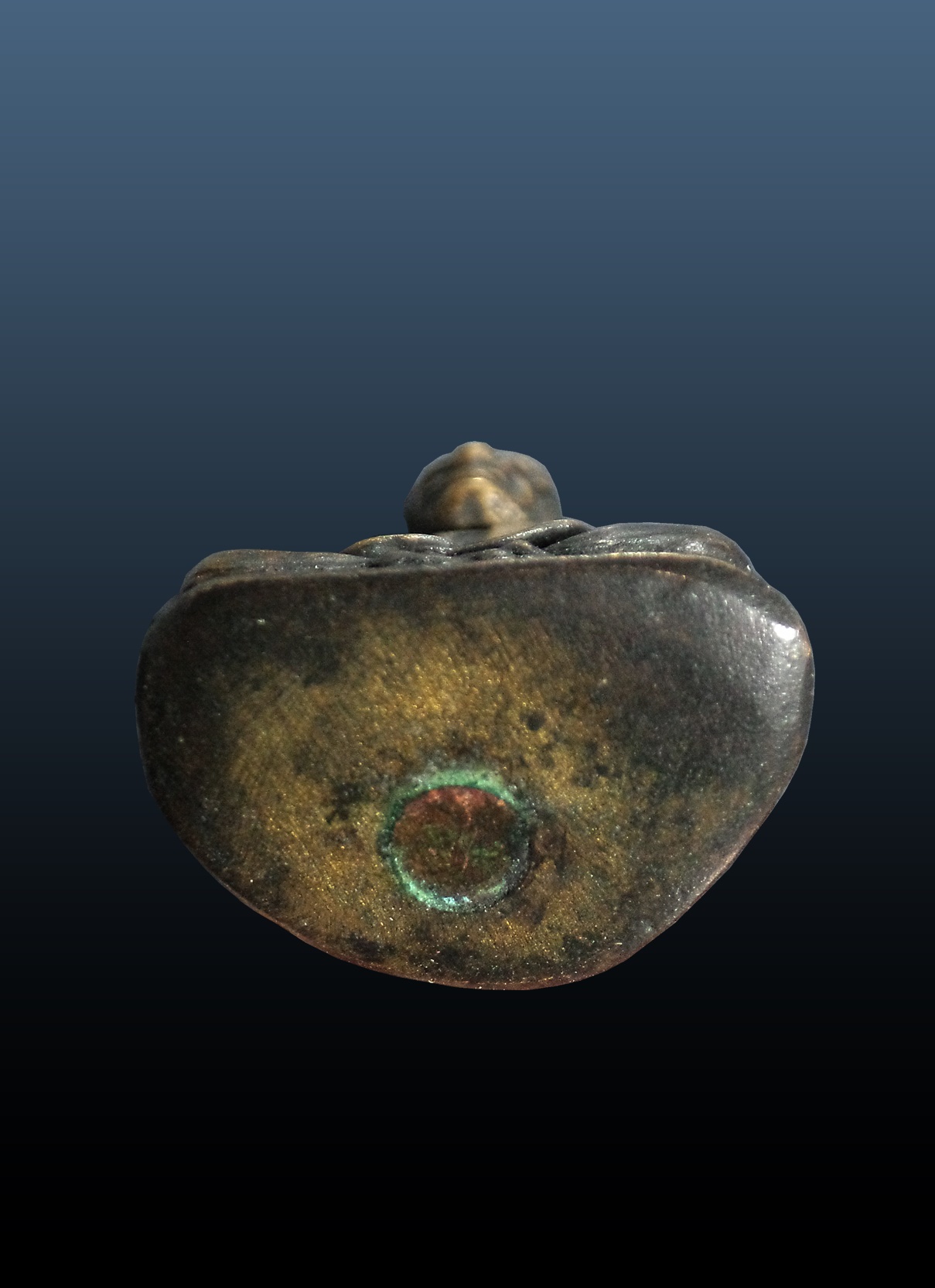 รูปหล่อหน้าฝรั่ง หลวงพ่อเงินบางคลาน ออกวัดท้ายน้ำ จ.พิจิตร ปี 2516