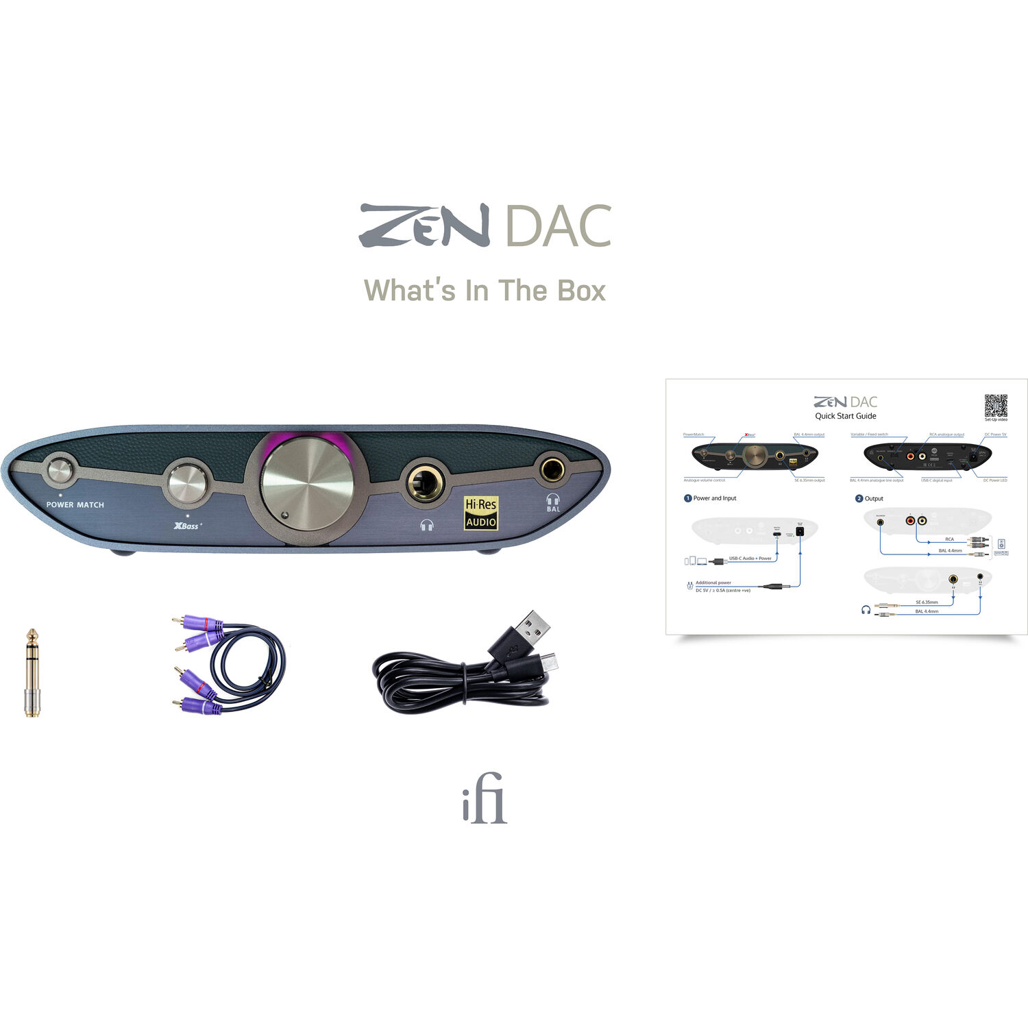 iFi audio Zen DAC 3 *ของแท้รับประกัน 1ปี* USB DAC and Headphone Amp