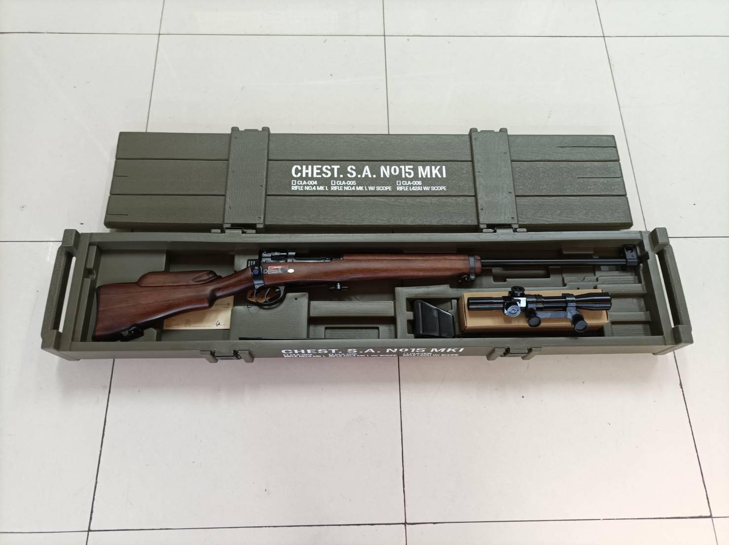 L42A1 Spring Airsoft with Scope and Mount