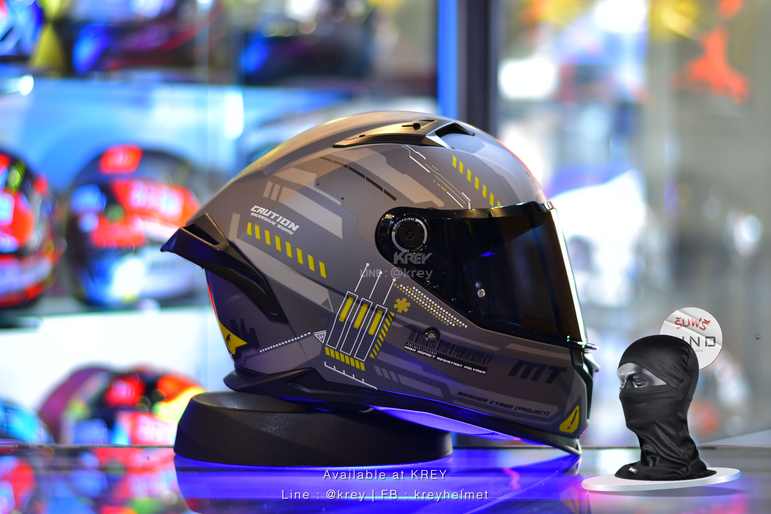 MT model BRAKER SV CYBER MATT GREY