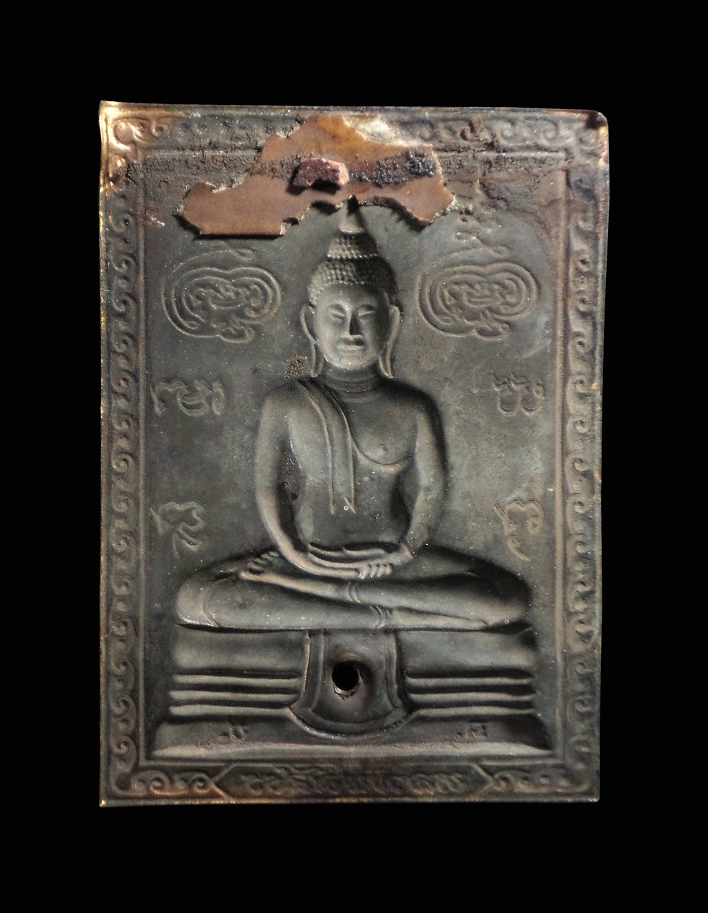 แผ่นปั๊มบูชาหลวงพ่อโสธร พิมพ์ใหญ่ ปี 2525