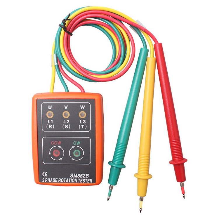 SM852B 3 Phase Rotation Tester เครื่องวัดลำดับเฟส