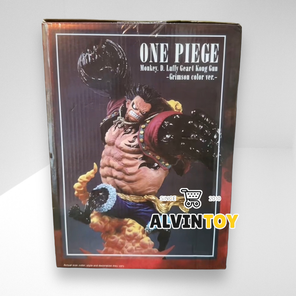 ฟิกเกอร์ One Piece Monkey D Luffy Gear 4 - model luffy gear 4 ขนาดความสูง 25 cm. ผลิตจาก PVC คุณภาพดี หนักๆ ตันๆ