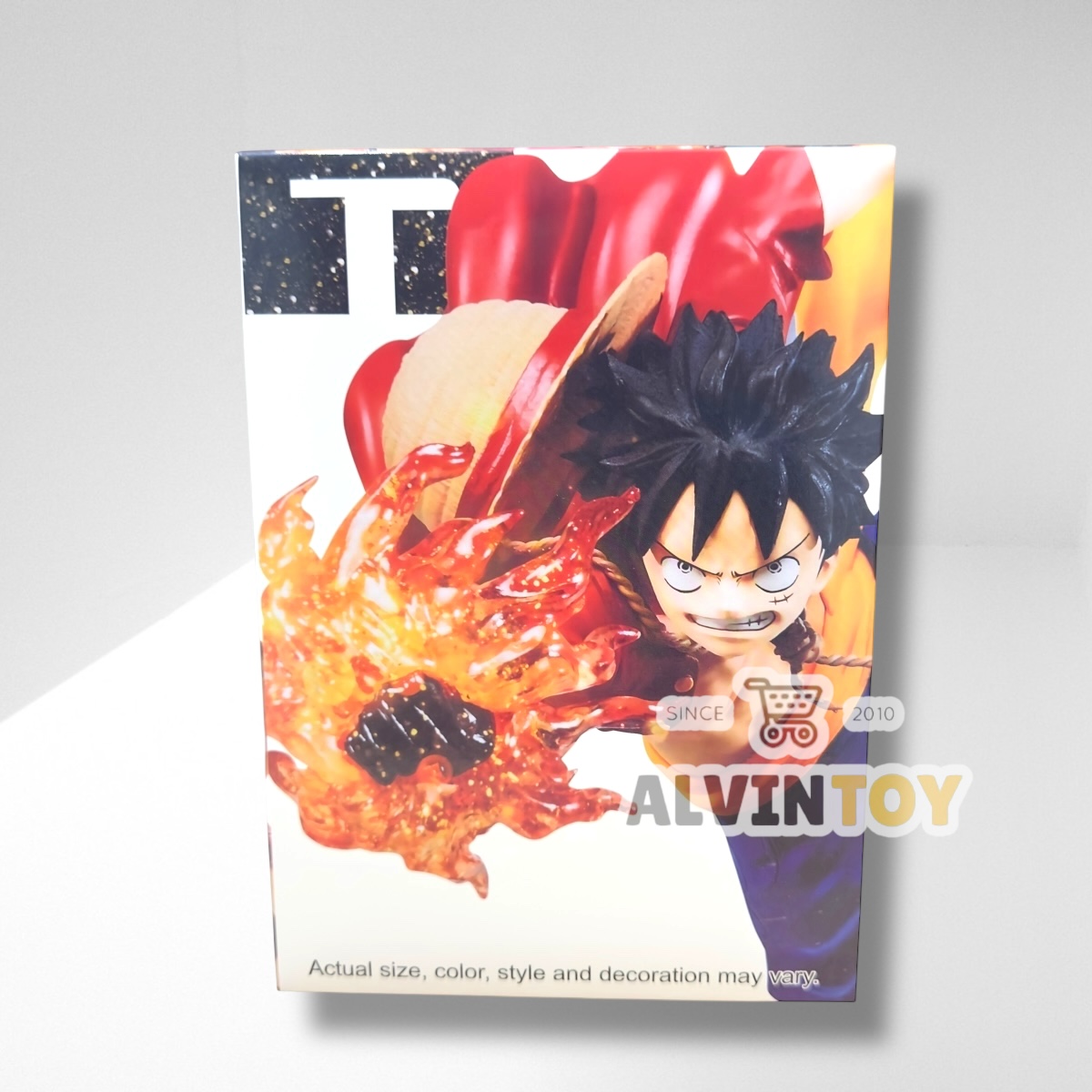 โมเดล Luffy - ลูฟี่ หมัดเพลิงฮาคิ พร้อมฐาน พร้อมกล่อง Figures One Piece