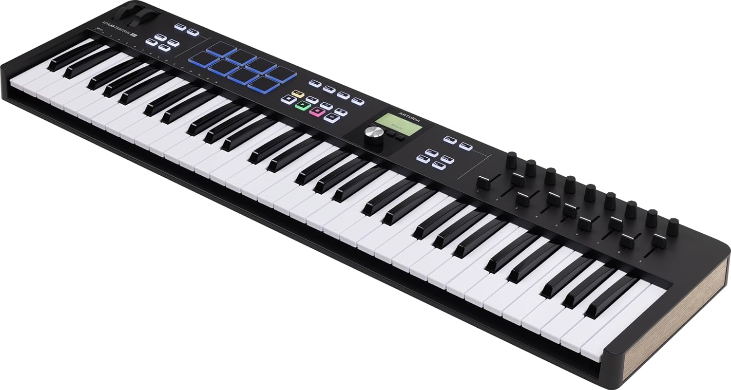 Arturia KeyLab Essential 61 mk3 *ของแท้รับประกัน 1ปี* 61 Key Midi Keyboard Controller, มิดิคีย์บอร์ดคอนโทรลเลอร์