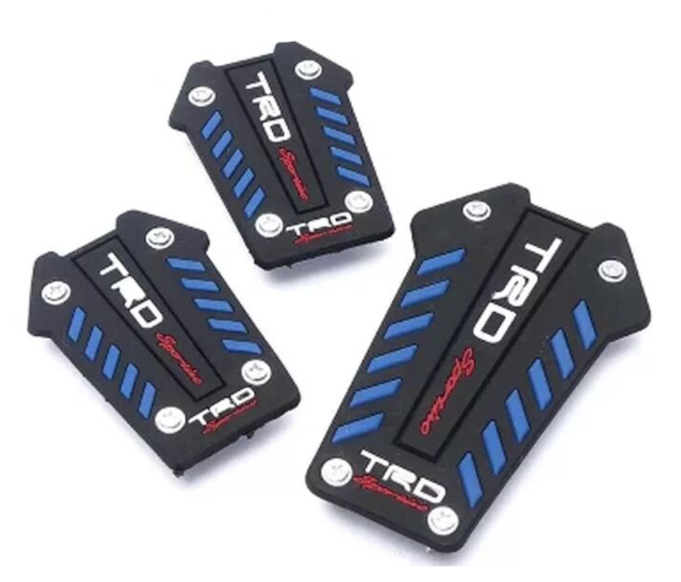 169 บาท ชุดแต่งแป้นเหยียบเบรค แป้นเหยียบกันลื่น TRD กันลื่นสำหรับ รถยนต์เกียร์ธรรมดา เกียร์ AUTO