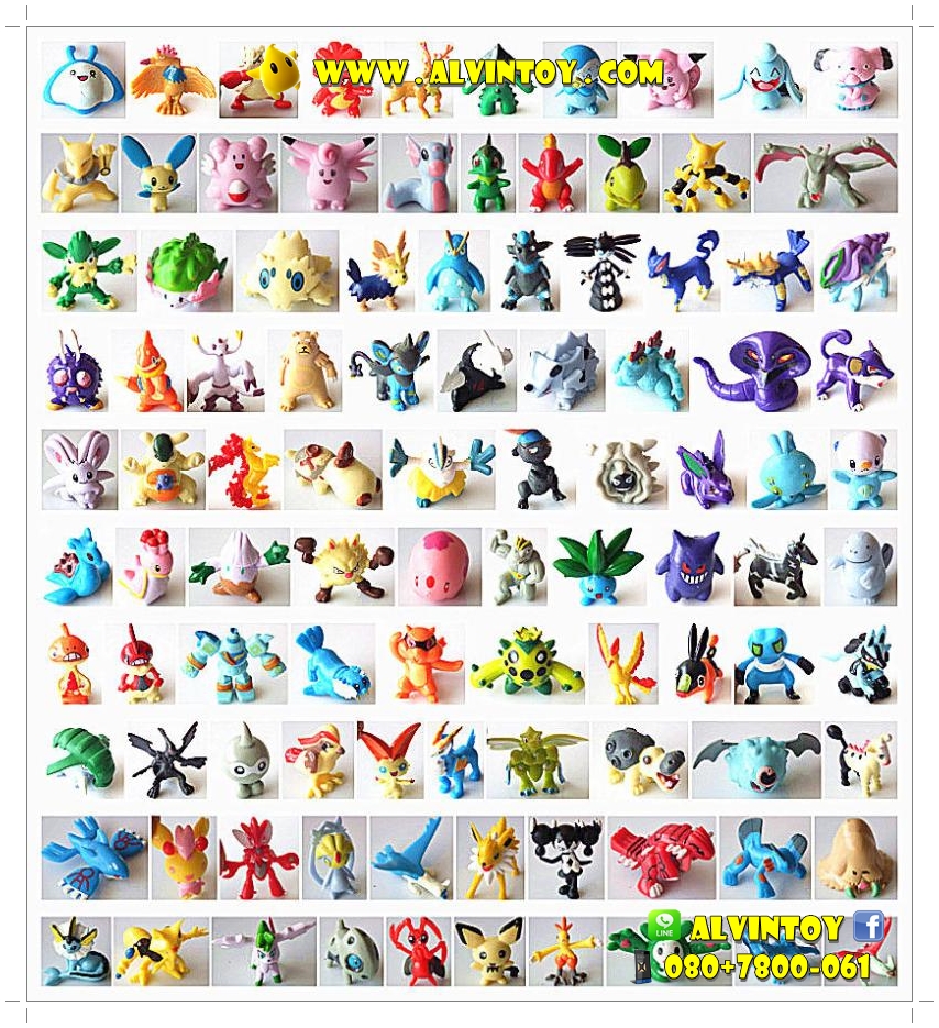 โมเดล Pokemon - โปเกม่อน 240 ตัว
