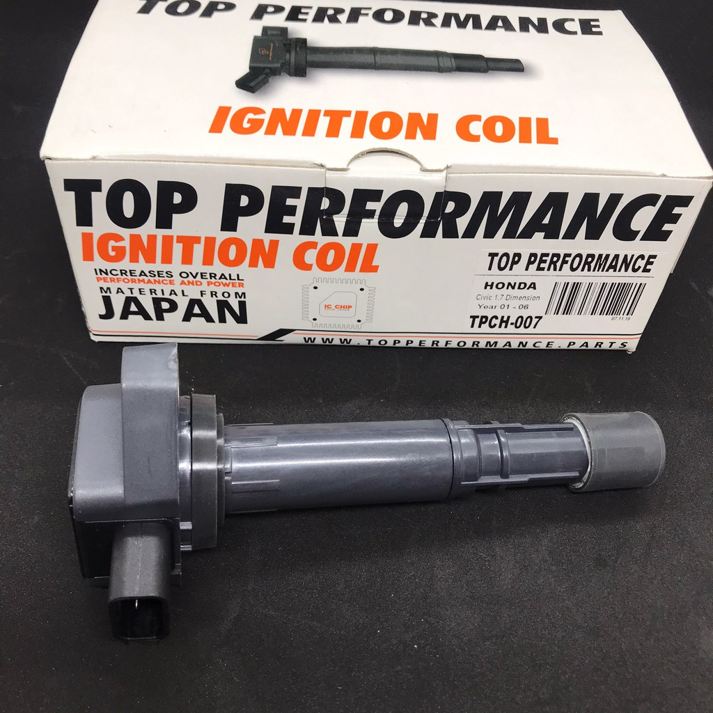 (ประกัน 3 เดือน) คอยล์จุดระเบิด HONDA - CIVIC ES 1.7 DIMENSION / D17Z - TPCH-007 - MADE IN JAPAN - คอยล์หัวเทียน ฮอนด้า ซีวิค ไดเมนชั่น