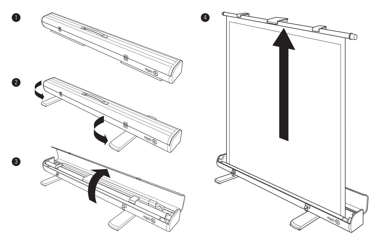 Elgato Green Screen 10GAF9901 *ของแท้* แผ่น Green Screen, 100% Polyester