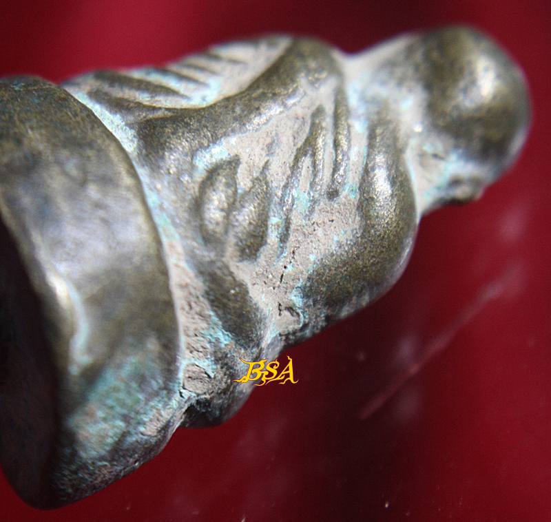 รูปหล่อหลวงพ่อเงิน พิมพ์ฐานสูง กรุวัดท้ายน้ำ