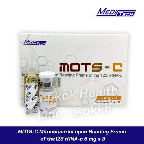 MOTS-C Mitochondrial open Reading Frame of the12S rRNA-c 5 mg x 3