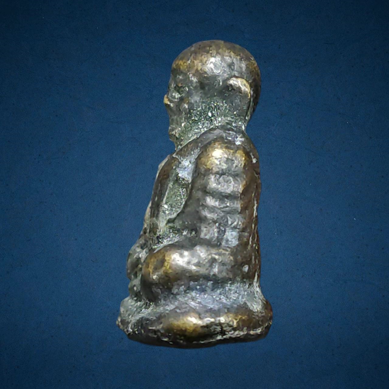 หลวงพ่อเงิน พิมพ์แป๊ะยิ้ม(สบ้าย้อย) กรุวัดขวาง พิจิตร ปี 2459