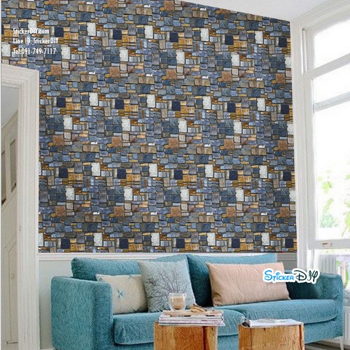 Wallpaper sticker วอลเปเปอร์แบบกาวในตัว SA1012 (หน้ากว้าง45cm.xยาว10m.)