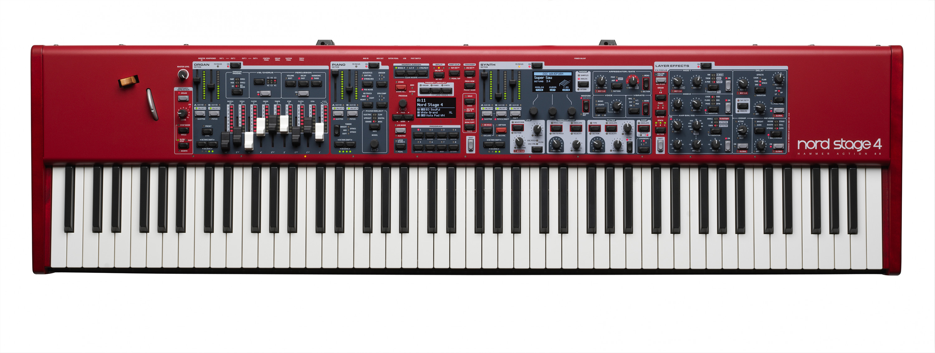 Nord Stage 4 *ของแท้รับประกัน 1ปีเต็ม* เปียโนไฟฟ้า,ออแกน,ซินธ์, Handmade in Sweden (สอบถามโทร 089 130 2034)
