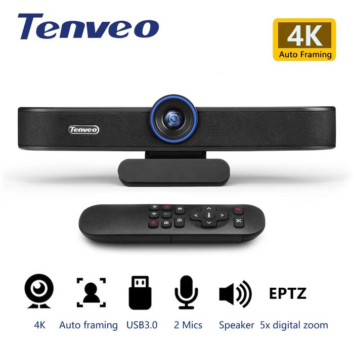 Tenveo TEVO-VA300B *ของแท้ประกัน 2ปี* 4K EPTZ Conference Camera, 120', กล้องประชุมออนไลน์