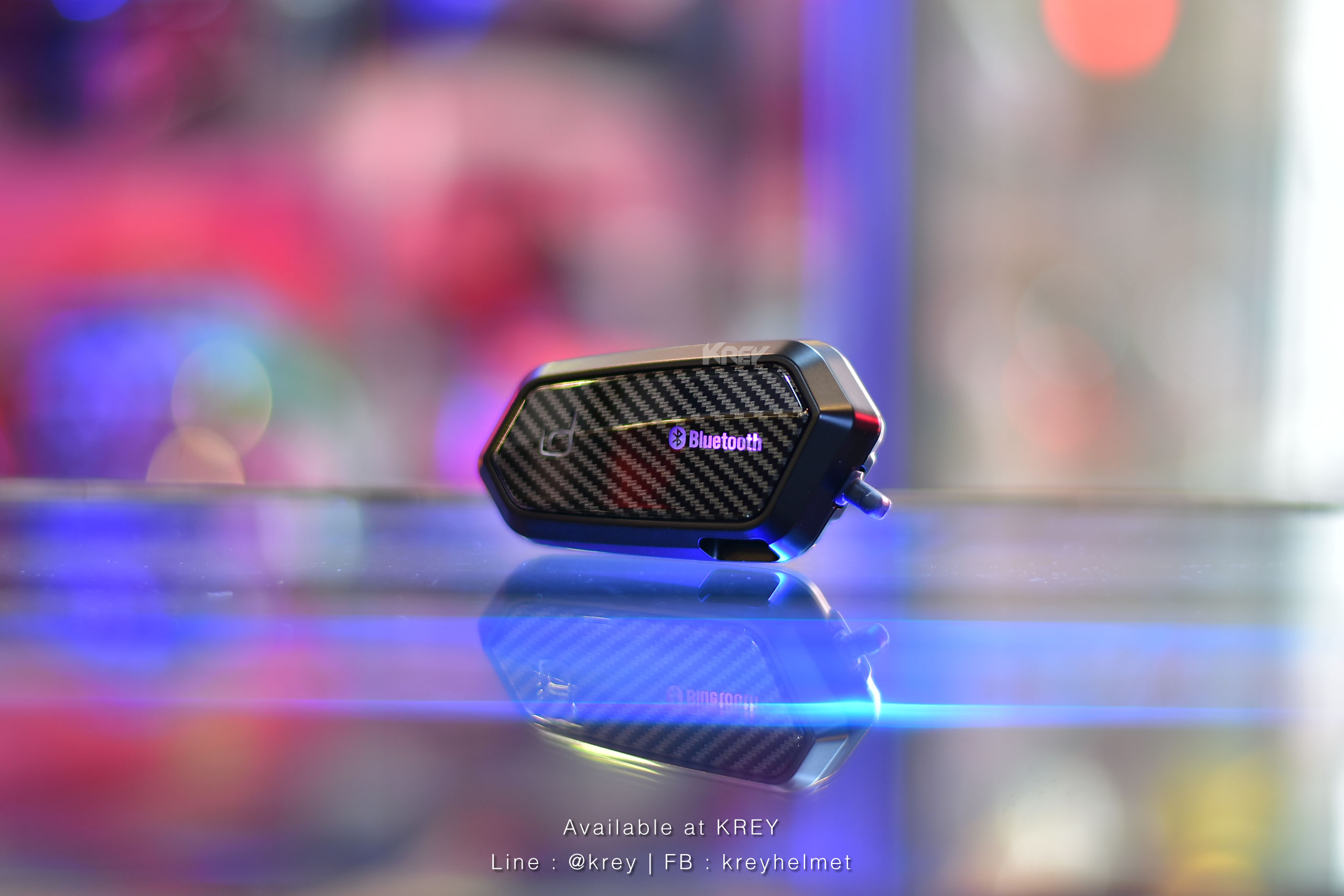 บูลทูธติดหมวก id221 MOTO A2 Pro : Carbon