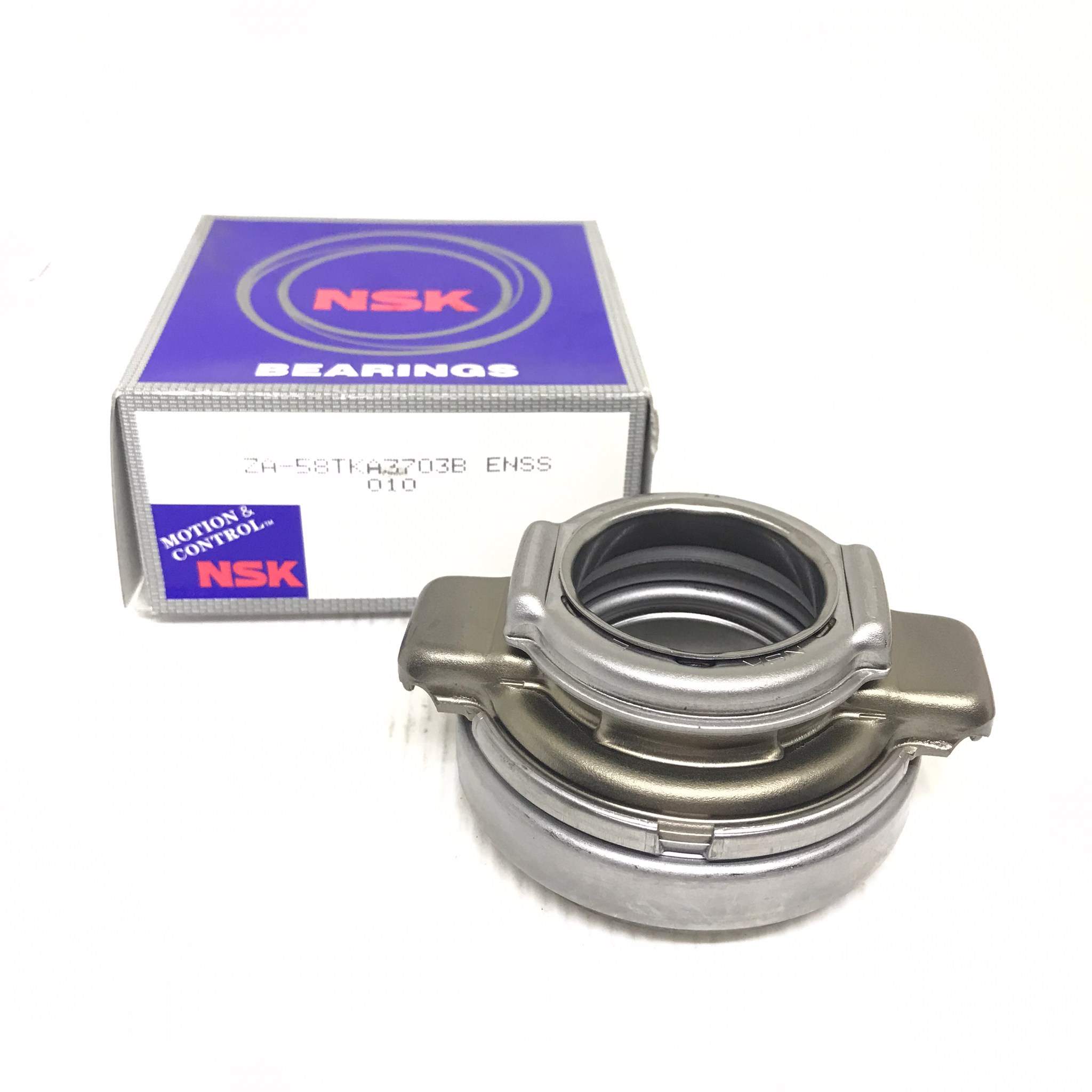 ลูกปืนคลัทช์ MITSUBISHI CANTER มิตซูบิชิ แคนเตอร์ เบอร์ 58TKA3703 ยี่ห้อ NSK (MADE IN JAPAN) (Clutch Bearing)