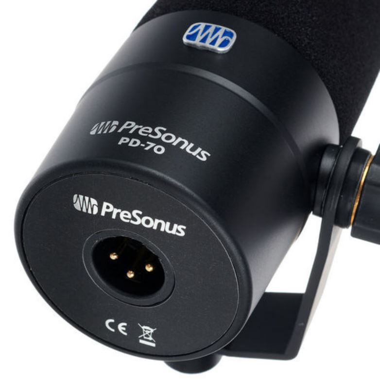 PreSonus PD70 -ไมค์บรอคแคสท์แบบไดนามิก สำหรับงานไลฟ์, จัดรายการ, สตรีม,เกมมิ่ง รับประกัน 1ปี