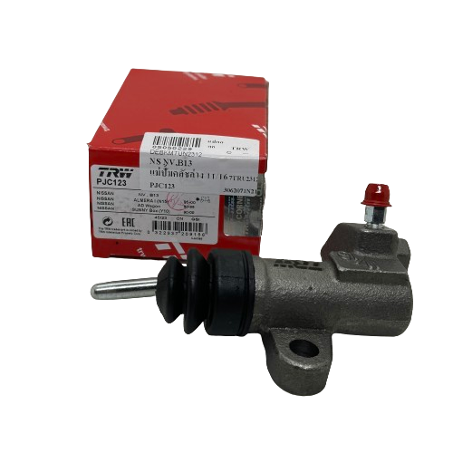 แม่ปั้มคลัทช์ ล่าง NISSAN NV / B13 นิสสัน เอ็นวี ขนาด (11/16) เบอร์ PJC123 ยี่ห้อ TRW (CLUTCH SLAVE CYLINDER)