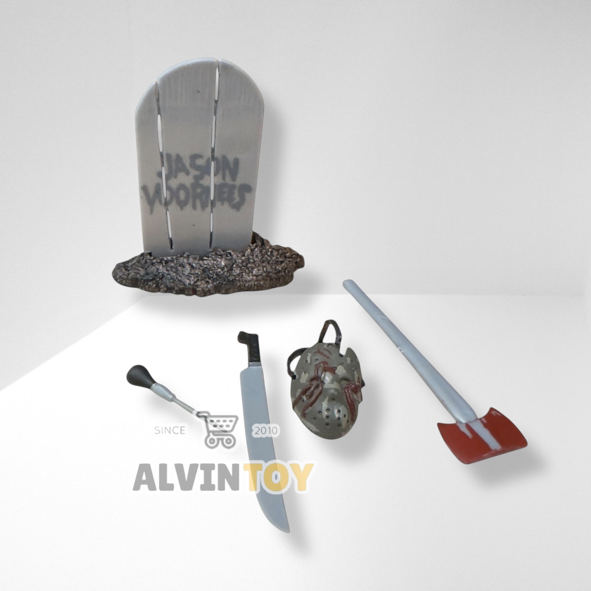 Action Figure Jason Voorhees - เจสัน พร้อมอุปกรณ์ อาวุธ หน้ากาก ขนาดความสูง 20 ซม.