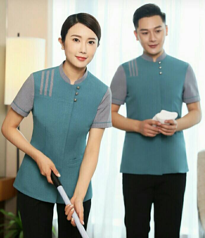 ชุดแม่บ้าน พ่อบ้าน พนักงานทำความสะอาด