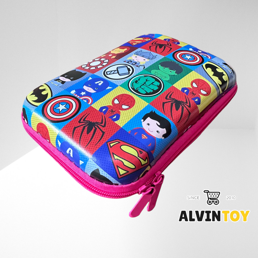 กระเป๋าดินสอไฟเบอร์ซิปรอบ Avenger - อเวนเจอร์