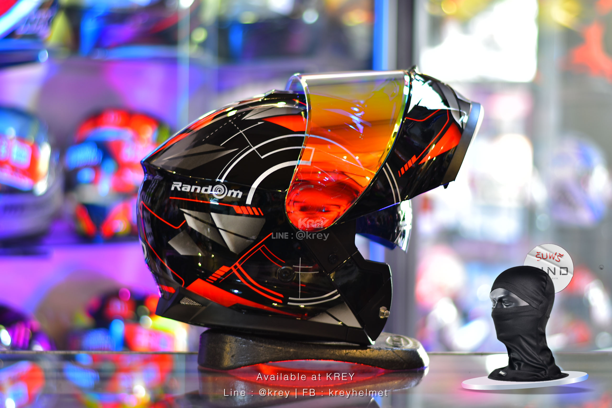 Random model MATRIX BLACK RED