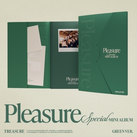 ( Pre-Order ) TREASURE Special Mini Album [PLEASURE] ( Green ver ) * มี Poster พับในกล่อง * วางจำหน่าย 7 / 3 / 2025
