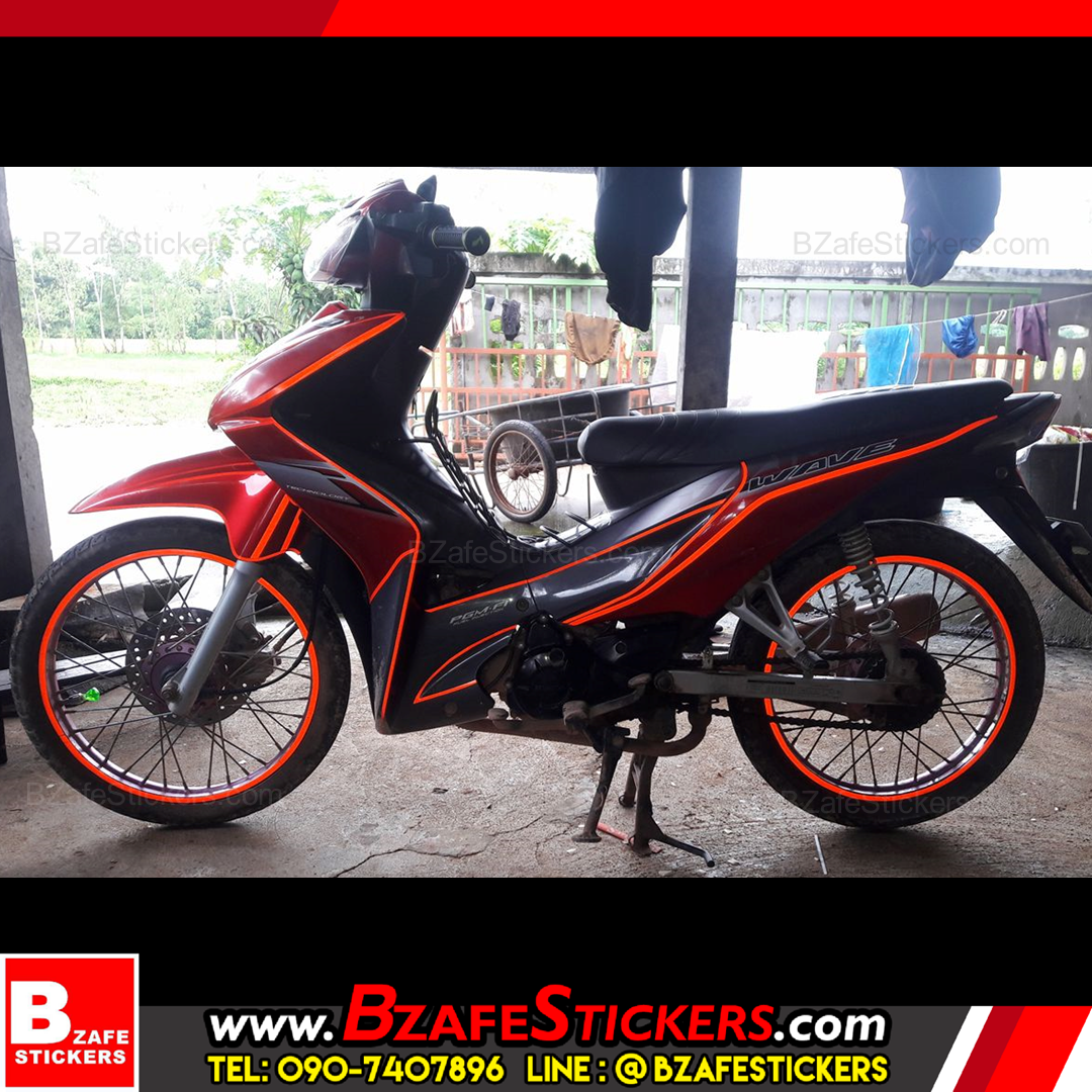 รีวิว สติ๊กเกอร์สะท้อนแสงติดขอบล้อ 3M, Kiwalite สติ๊กเกอร์ติดล้อ สติ๊กเกอร์แต่งรถ