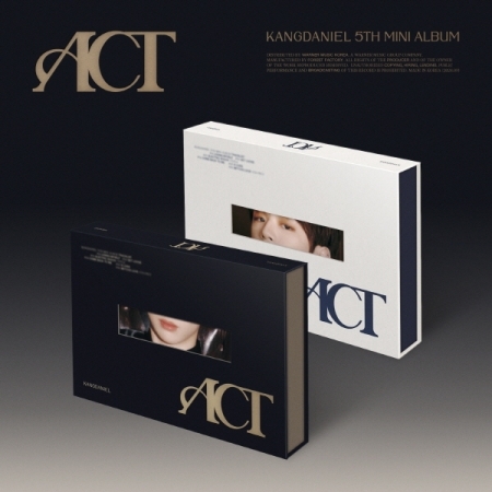 ( Pre-Order ) KANG DANIEL 5th Mini Album ACT ( Photobook ver ) random * ไม่มี Poster * วางจำหน่าย 23 / 9 / 2024