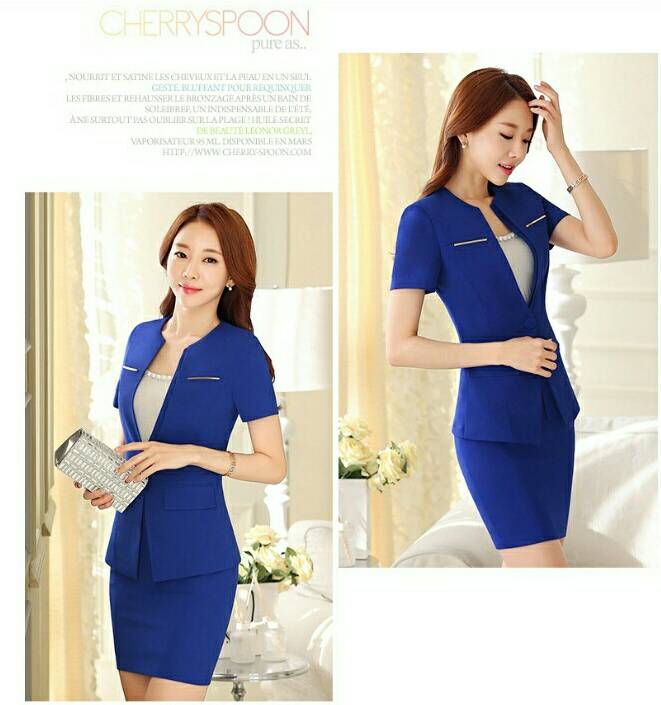 ชุดสูท ชุดพนักงานต้อนรับ ชุดออฟฟิศ