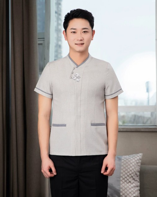 เสื้อแม่บ้าน ชุดแม่บ้าน เสื้อพนักงานทำความสะอาดห้องพักโรงแรม ชุดพนักงานทำความสะอาดโรงแรม