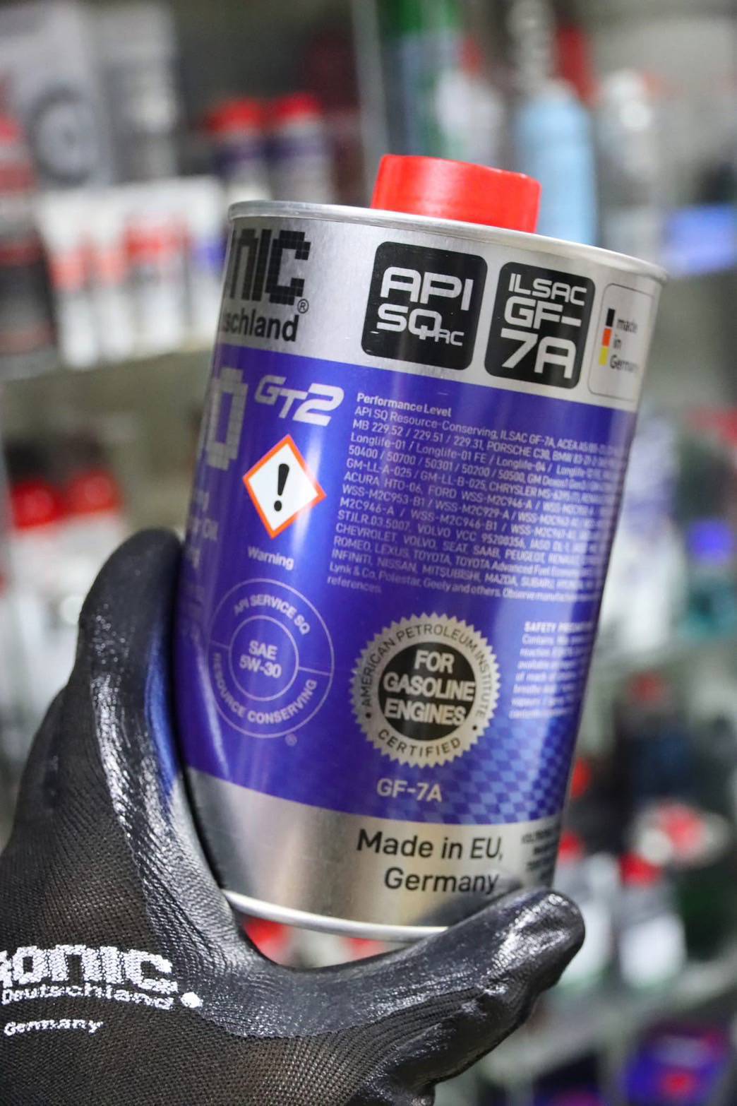 น้ำมันเครื่อง VOLTRONIC 5W30 GT API RCสังเคราะห์แท้ 100% (ขนาด 1 ลิตร)